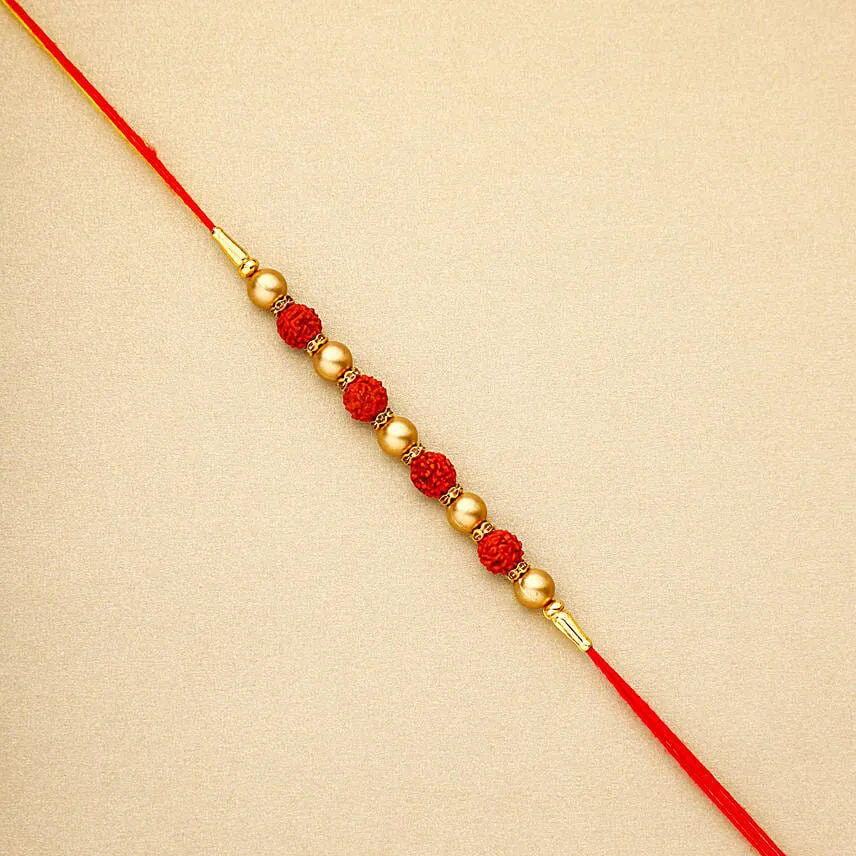 Earthly Blessings Rudraksha Rakhi