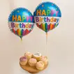 Birthday Festive Cupcake n Balloons Set