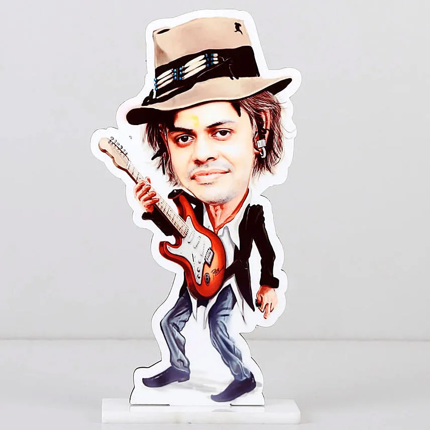 Personalised Cowboy Caricature with Chocolates