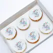 Elegant Thank You Vanilla Cupcakes - Set of 6