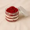 Red Velvet Flavor Cake Jar
