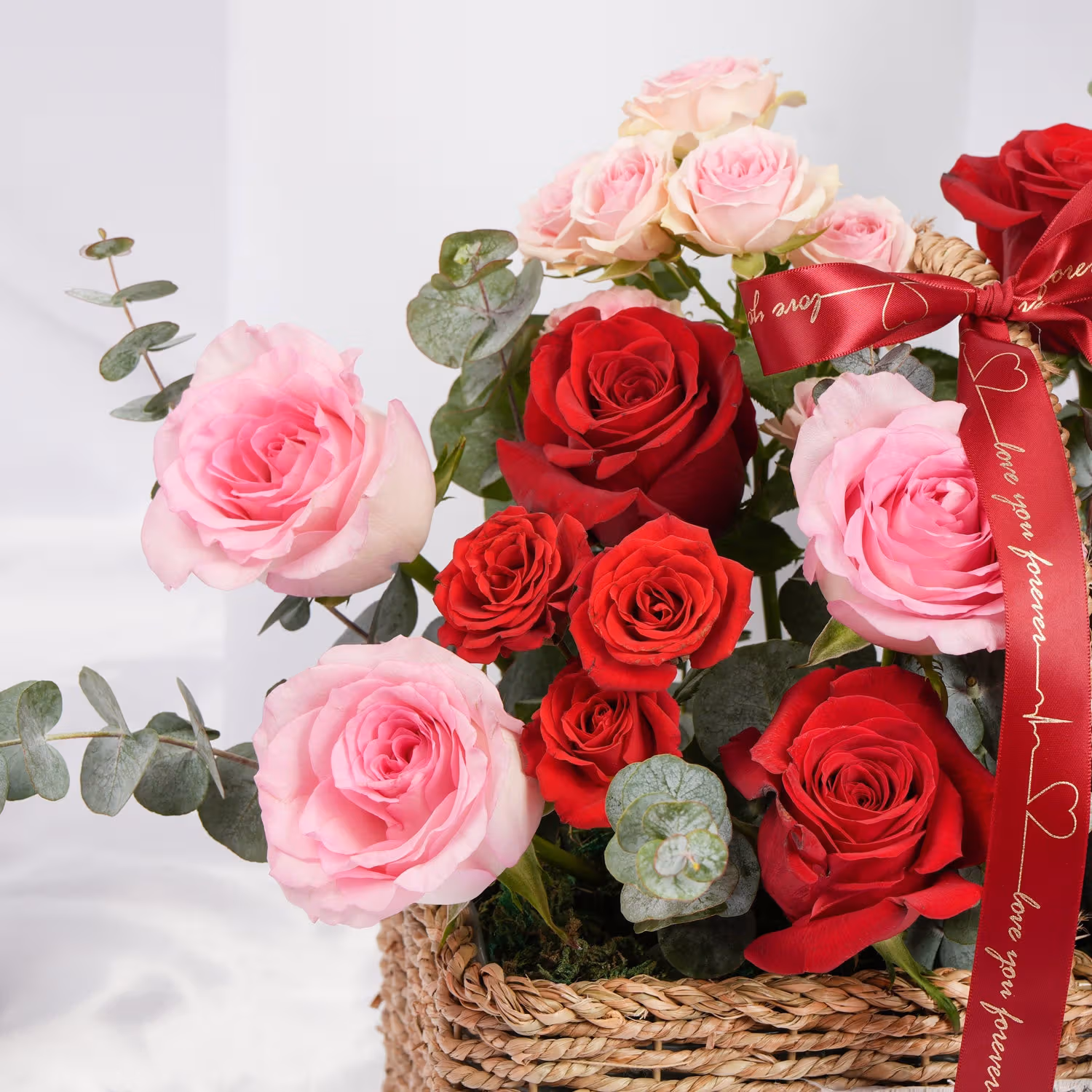 Hello Love Valentines Flower Arrangement