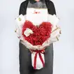 Heartfelt Romance: Heart on My Sleeve Bouquet