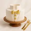 Gentleman Suit Designer Cake - With Roses