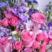 Elegant Pink Posy Bouquet with Roses and Seasonal Blooms