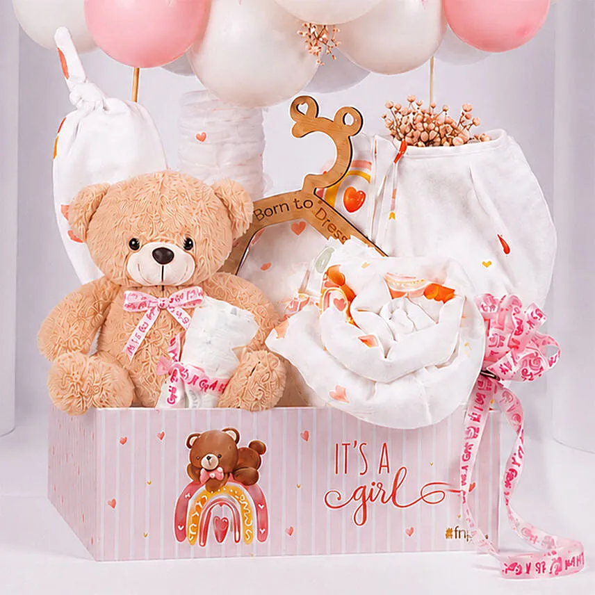 Welcome Baby Girl Celebration Hamper