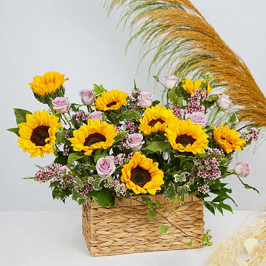 The Sunflowers Basket