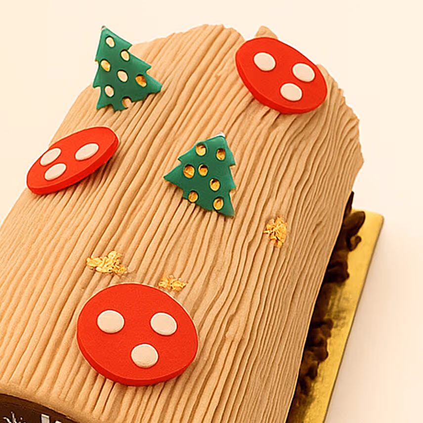 Chocolate Christmas Log Cake - 800g