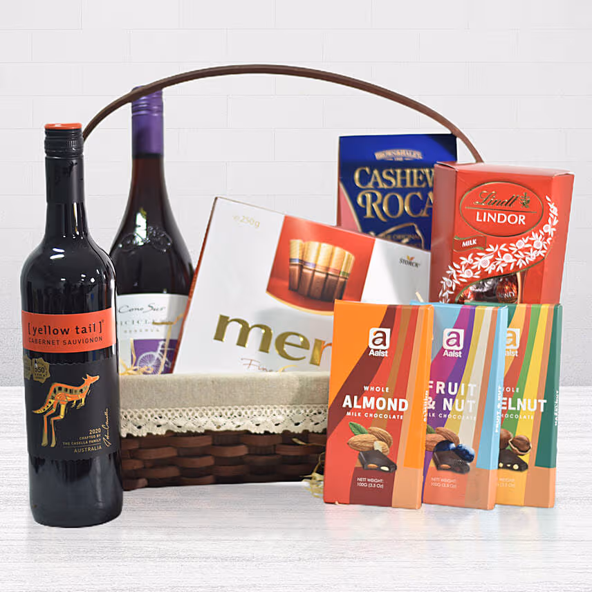 Red Wine N Truffles Gift Hamper