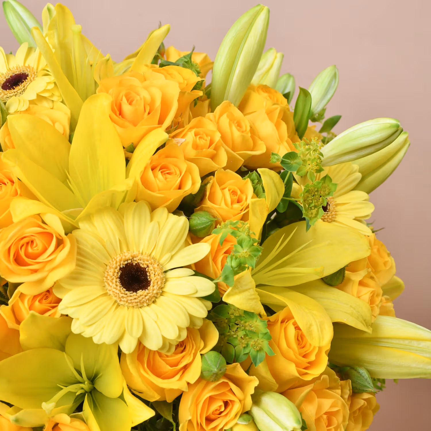 Sunshine Bouquet: Yellow Petal Harmony