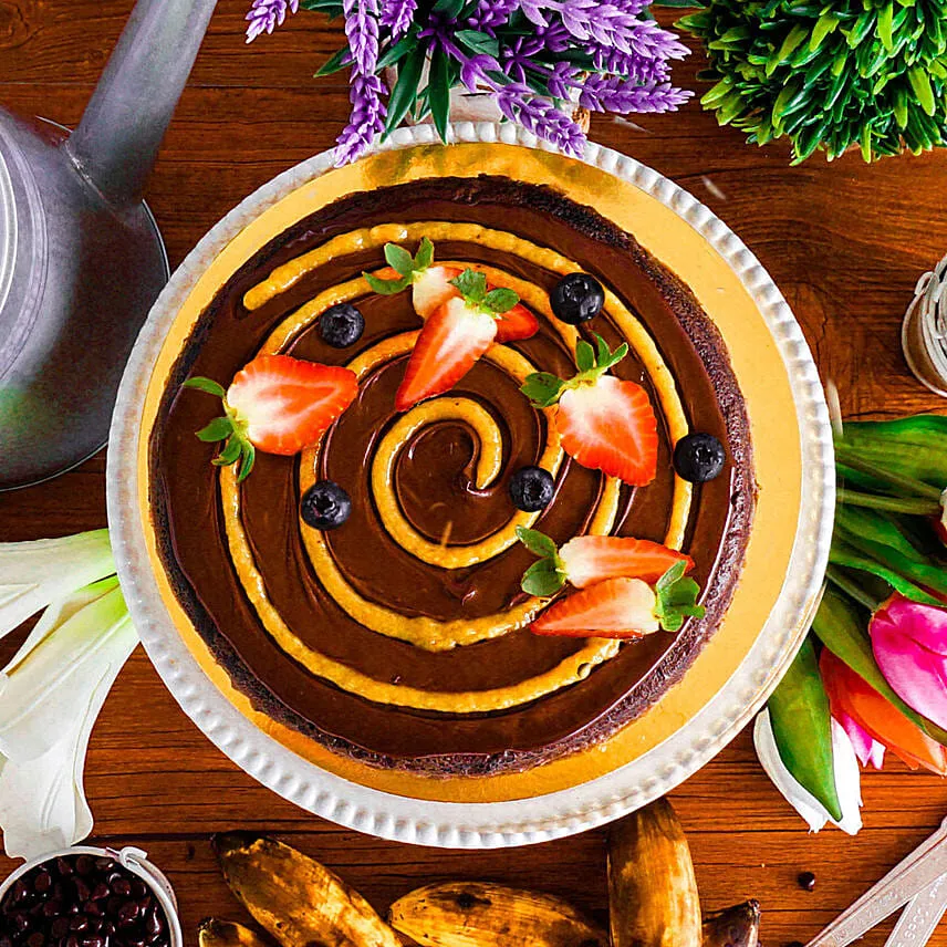 Tempting Chocolate Banana Crepe Cake