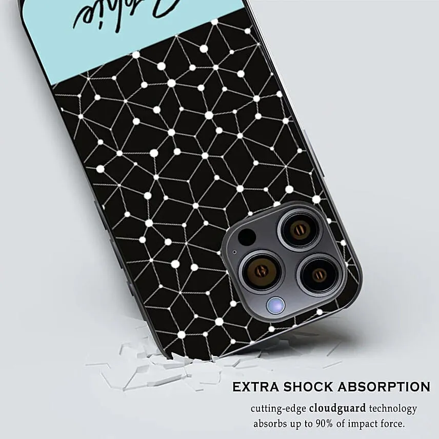 Personalised Name N Pattern Iphone 14 Case