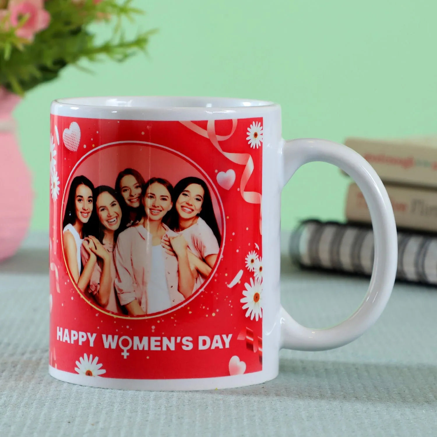 Happy Women's Day Ceramic Mug - Perfect Gift for Her