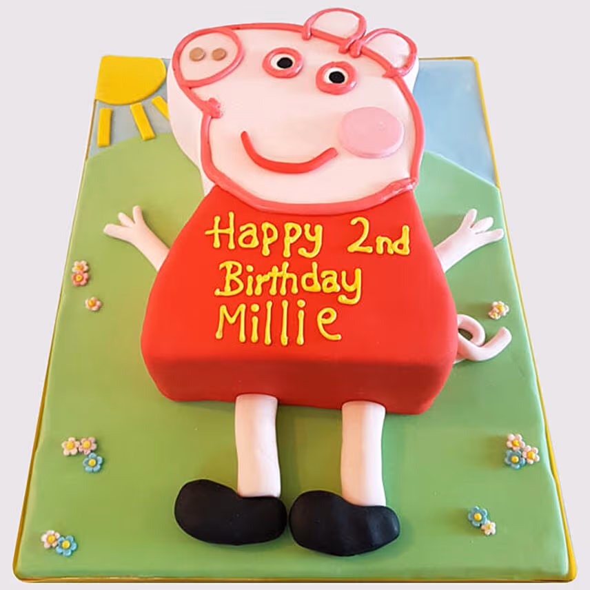 Peppa Pig Vanilla Cakes