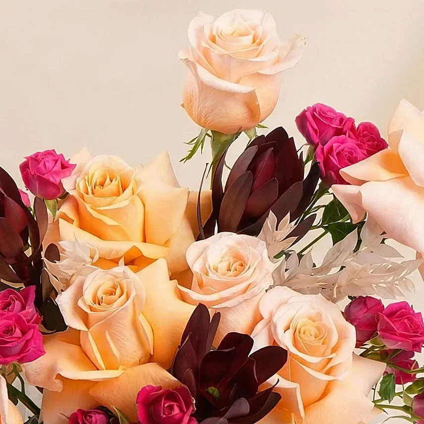 Luxury Mix Roses Box Arrangement