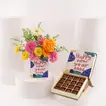 New Year 2026 Floral Elegance & Chocolate Indulgence Gift Set