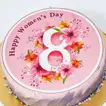 Women's Day Luscious Red Velvet Cake - 500 Grams