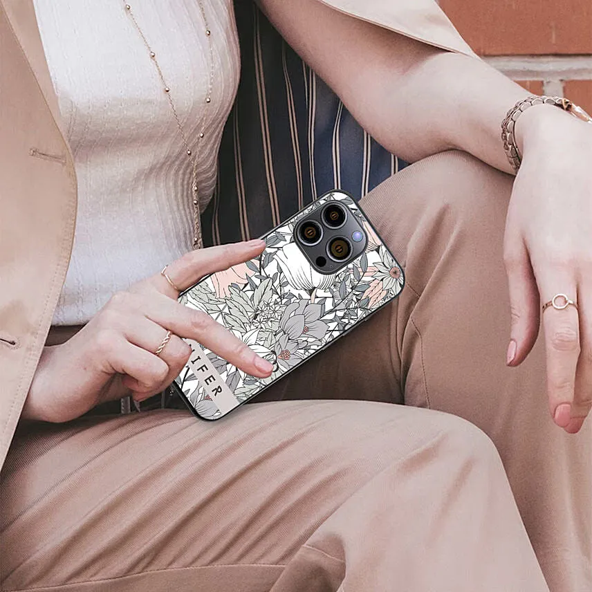 Personalised Iphone Case With Floral Pattern