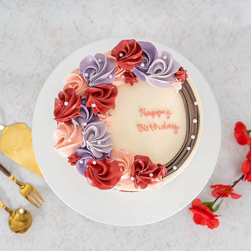 Rosetta Wreath Ondeh Ondeh Cake 8 inch