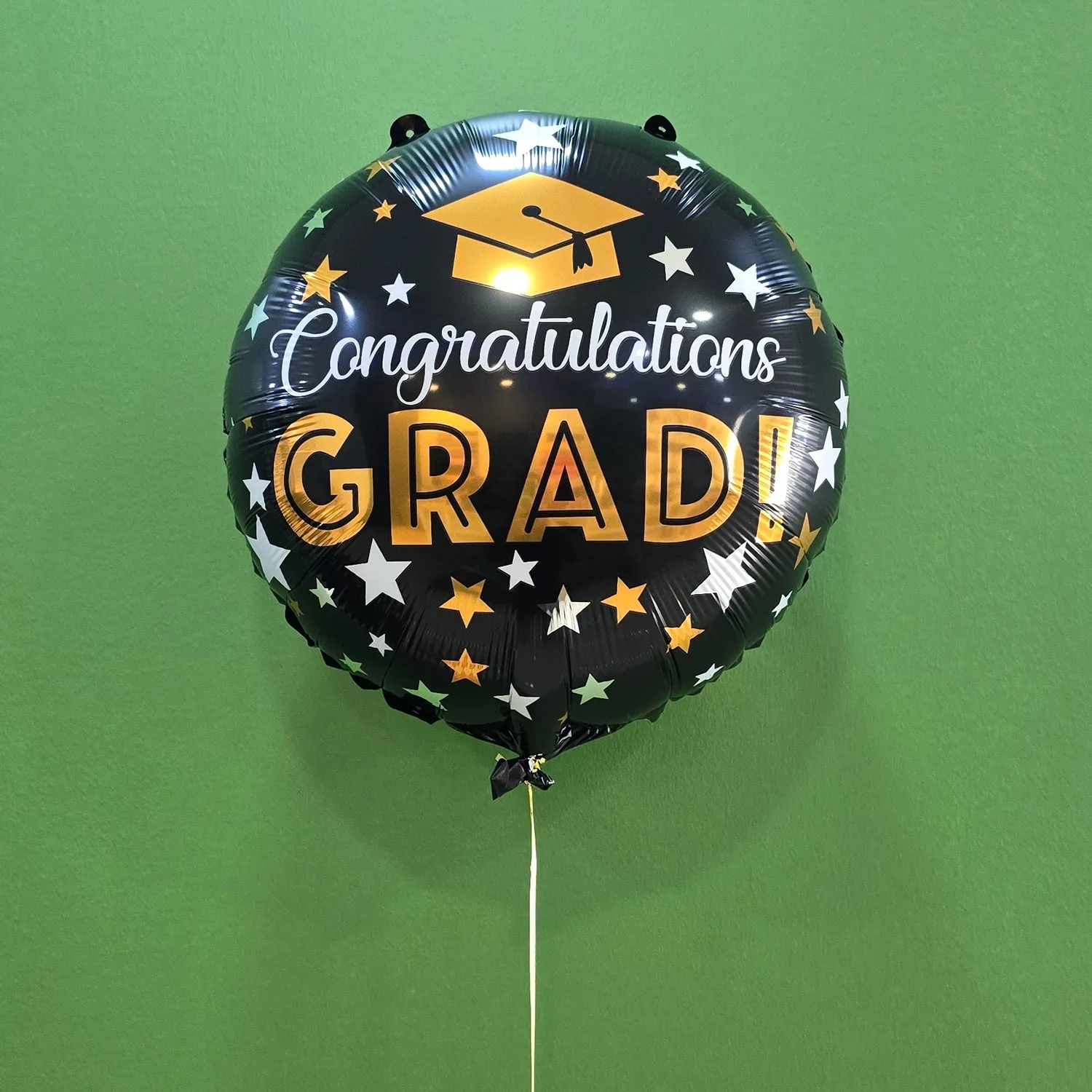 Congratulations Grad! Festive Graduation Balloon with Stars