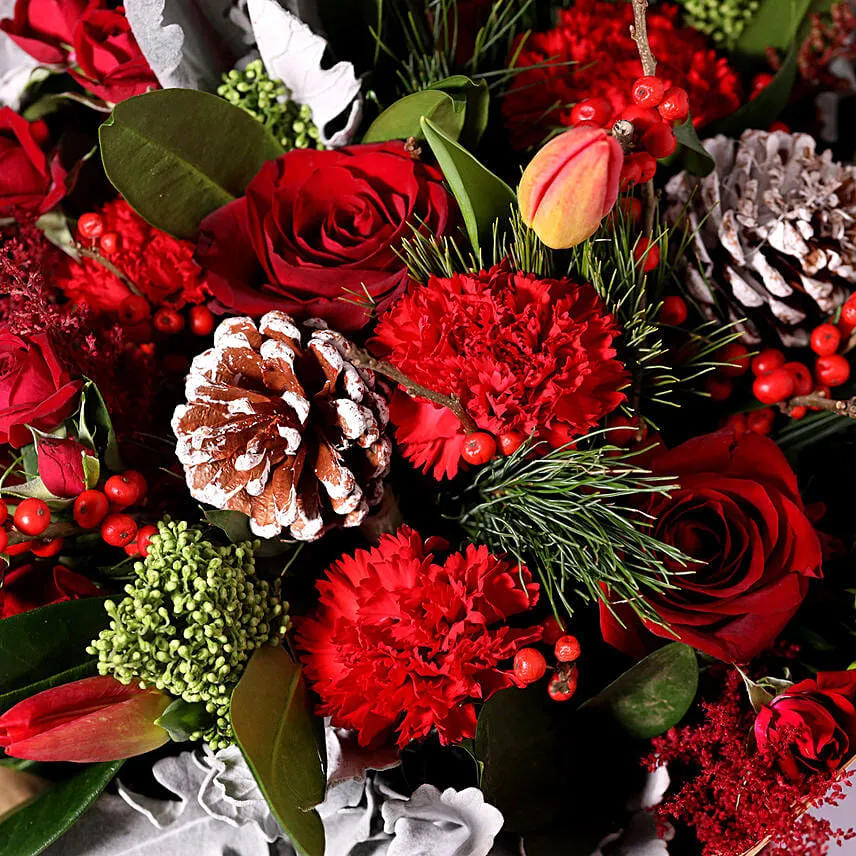 Tulips And Carnations Graceful Bouquet