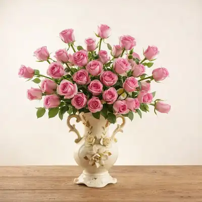 Astonishing Roses Beauty Flower Vase
