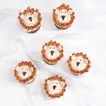 Adorable Lion-Themed Vanilla Cupcakes - Set of 6 Designer Treats