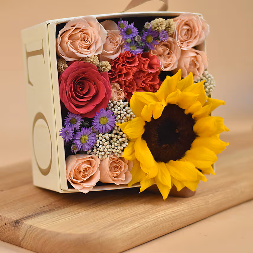 Delightful Flowers Love Box