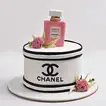 Luxurious Coco Chanel Inspired Couture Chocolate Cake