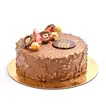 Luxurious Golden Rocher Birthday Cake - Perfect Chocolate Indulgence