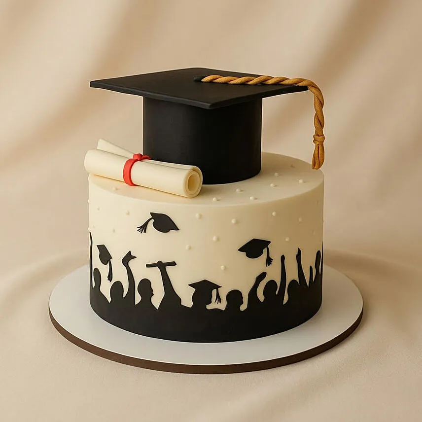 Celebratory Graduation Hat Chocolate Cake