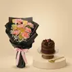 Pink Carnation Bouquet Surprise - Small Size