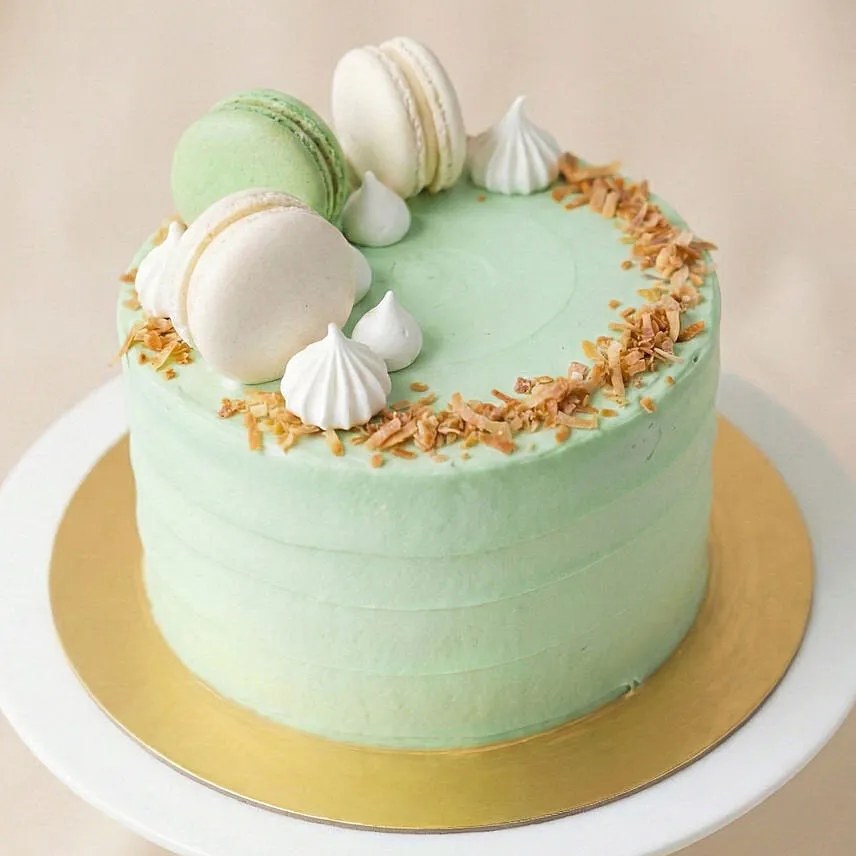 Hari Raya Pandan Ondeh Macaron Delight Cake
