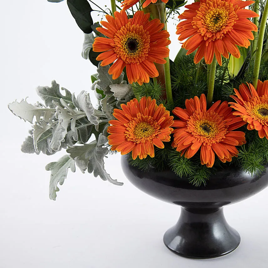 Gerberas and Heliconia Flower Arrangement