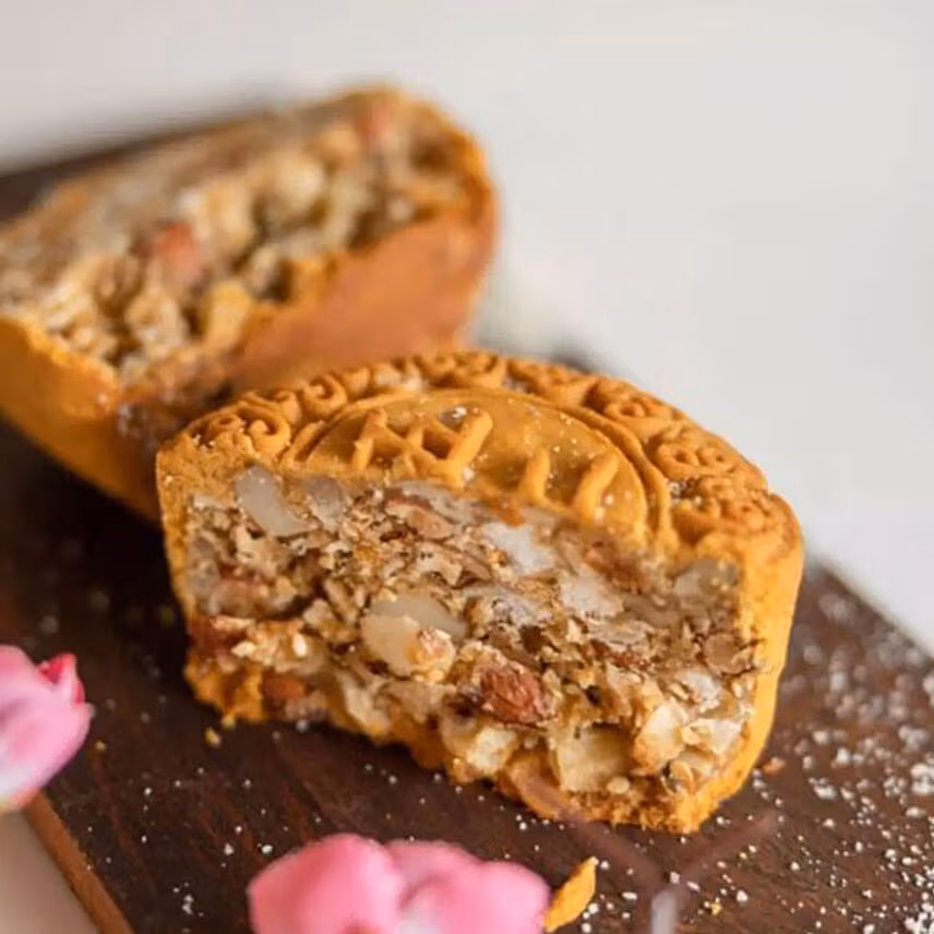 Mixed Nuts Box of 4 Moon Cakes