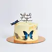 Delightful Choco Flutter Birthday Cake with Butterfly Decor