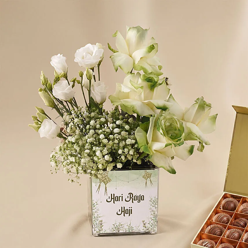 Joyous Raya Blooms and Chocolates Gift Bundle