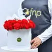 Elegant Red Carnation and Chocolate Love Box