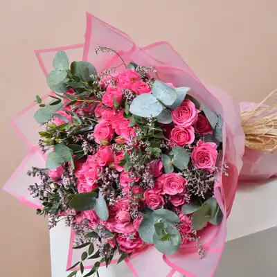 Elegant Pink Posy Bouquet - Perfect for Any Occasion