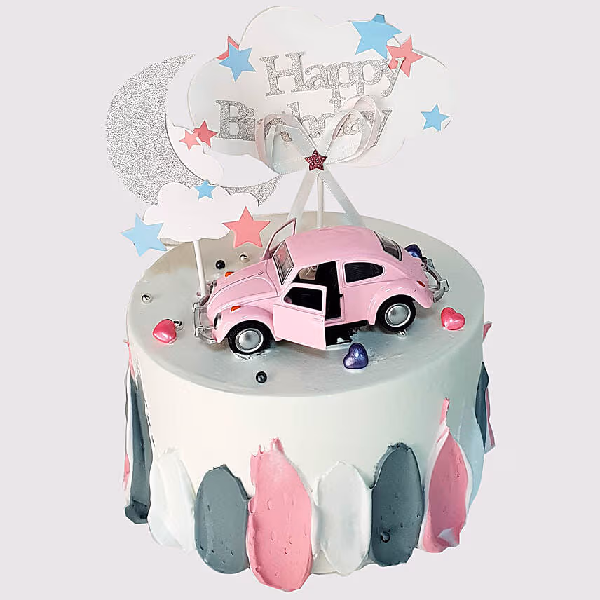 Pretty Car Cake