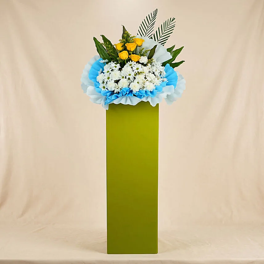 Peaceful Condolence Mixed Flowers