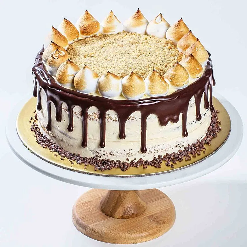 Belgium Chocolate S mores Cake 5 inches