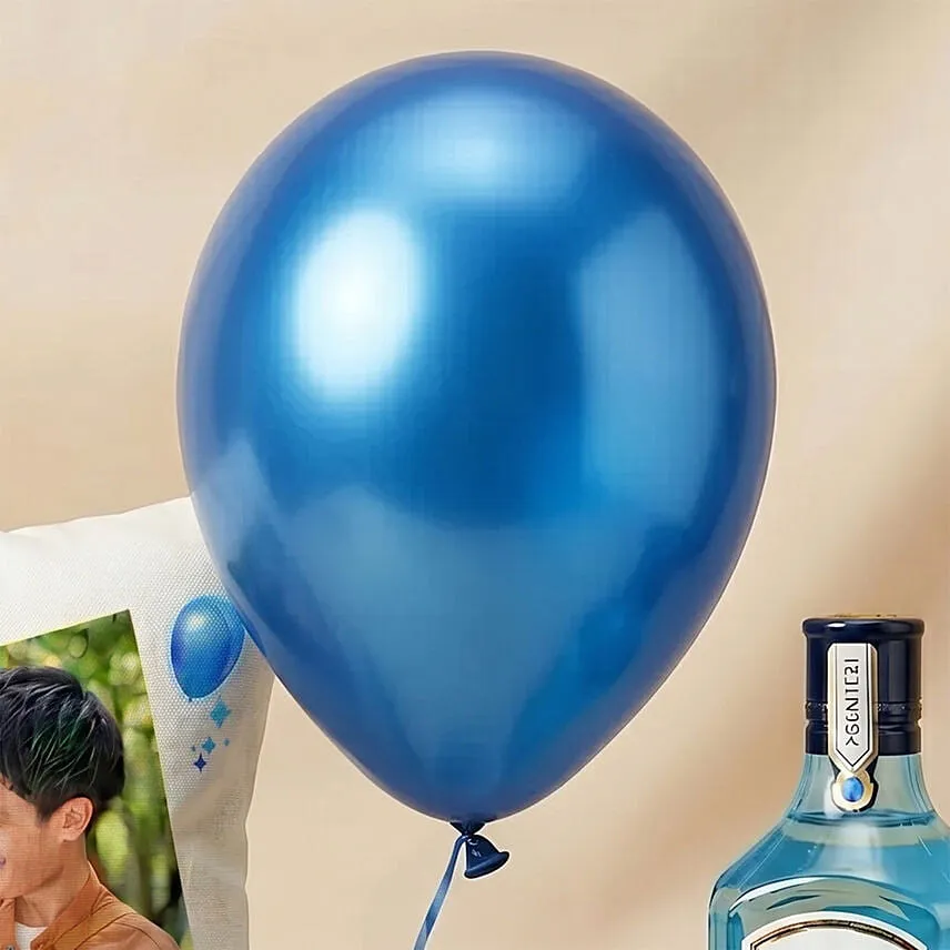 Stitch Theme Personalised Cushion, Mug & Gin Set for Dad
