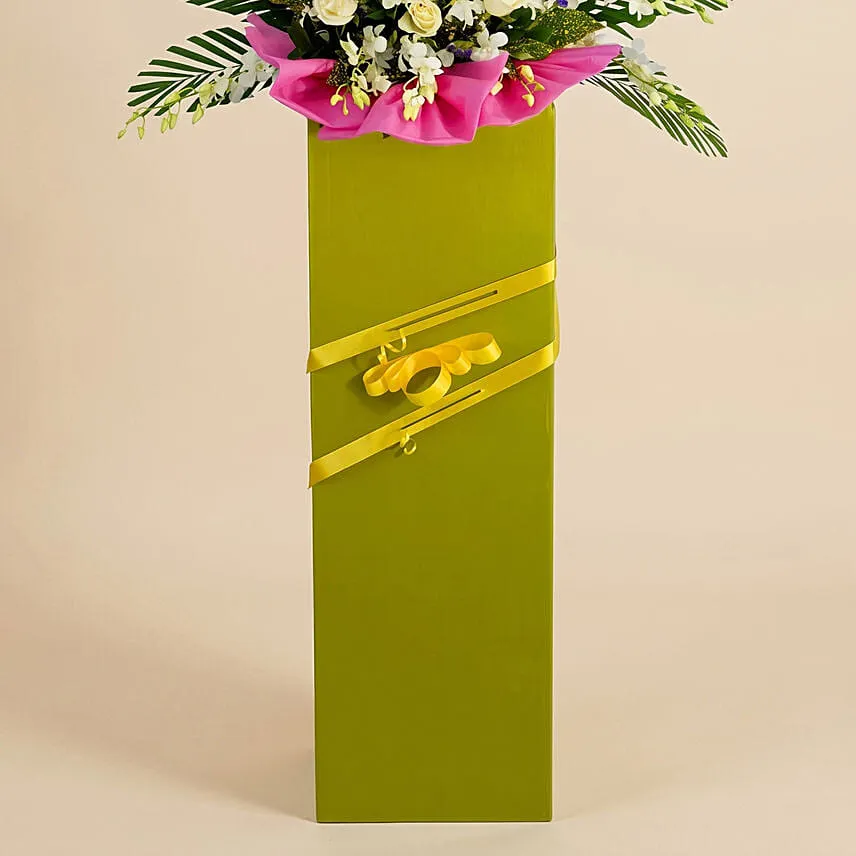 Rest In Peace Condolence Mixed Flowers