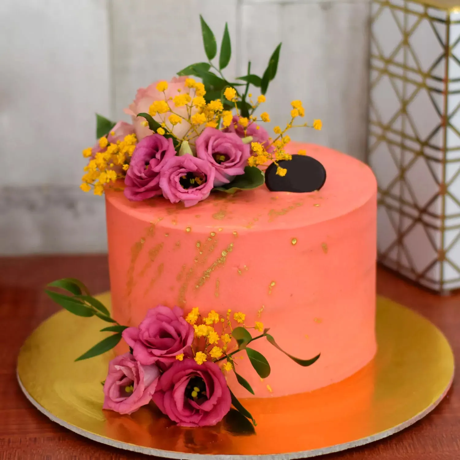 Flowery Chocolate Cake - 2 Kg