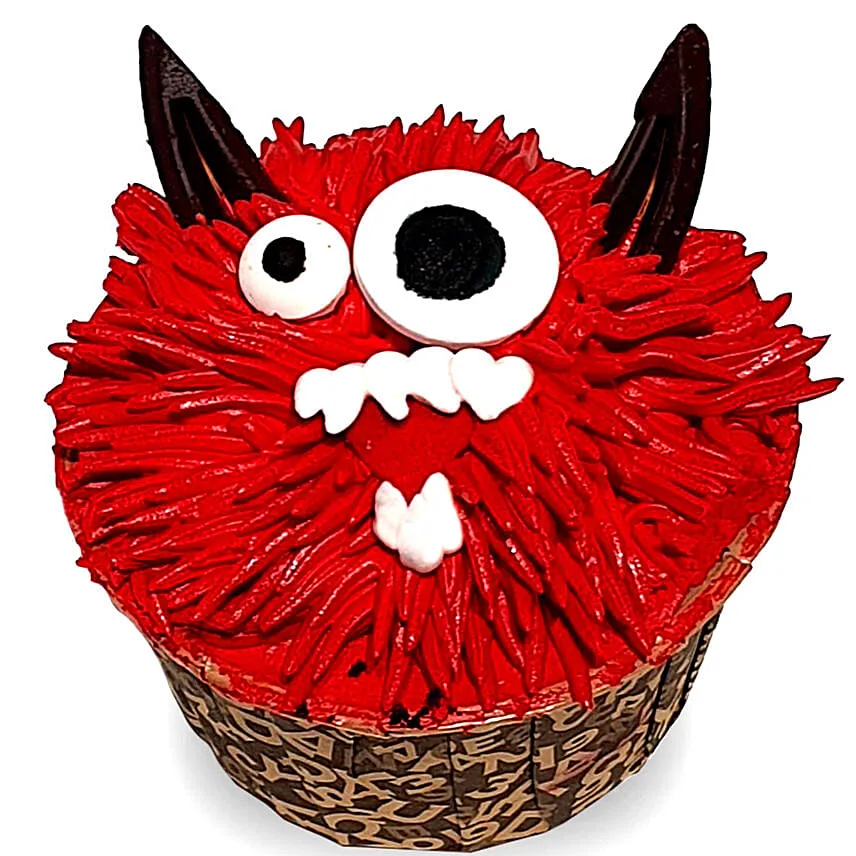 Halloween Theme Chocolate Fudge Cupcakes