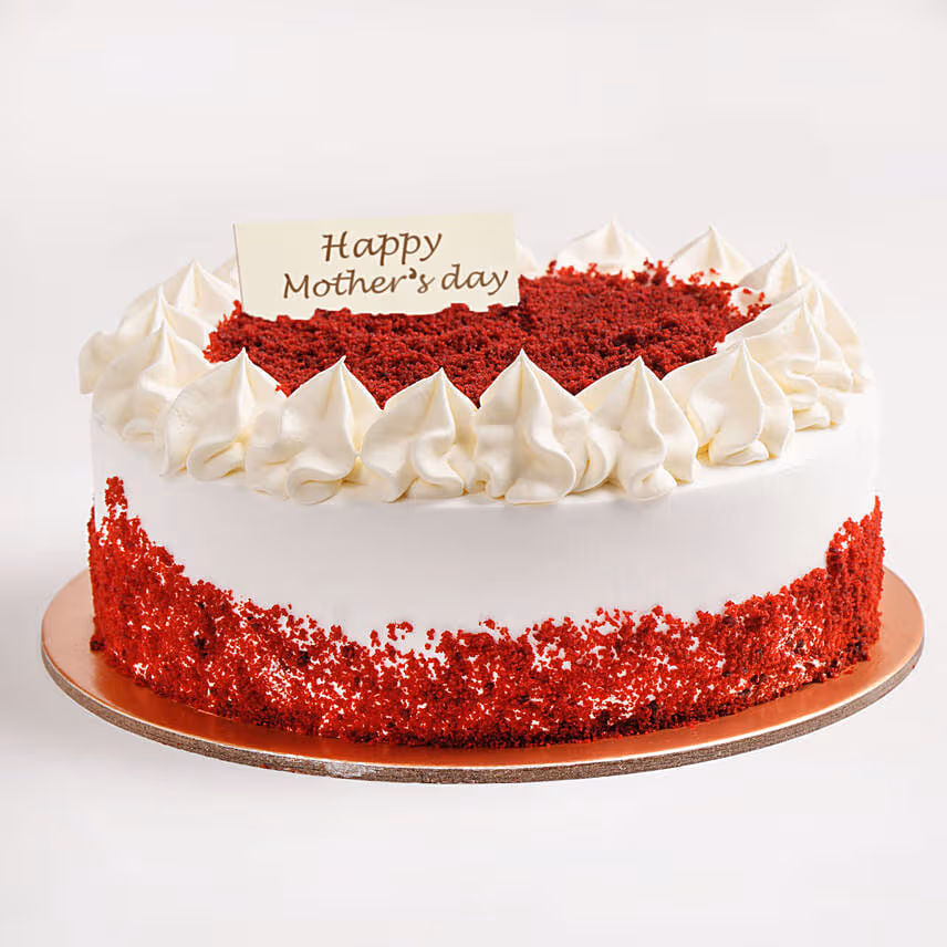 Scrumptious Red Velvet Cake for Mom