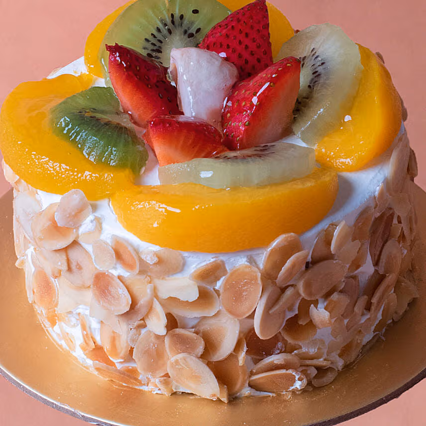 Fresh Fruit Cake 4 Inches