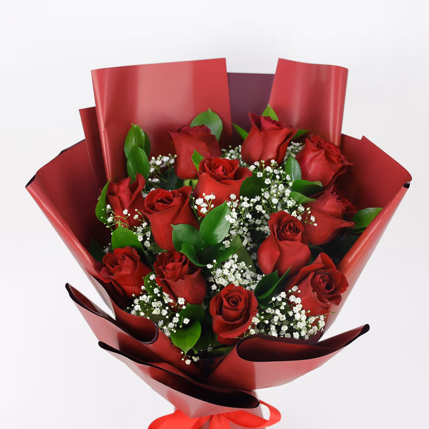 Bunch of Beautiful 12 Red Roses