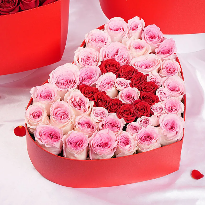 I Love You Valentines Roses Box